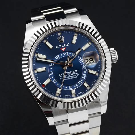 rolex sky dweller blue preis|rolex sky dweller 2020 for sale.